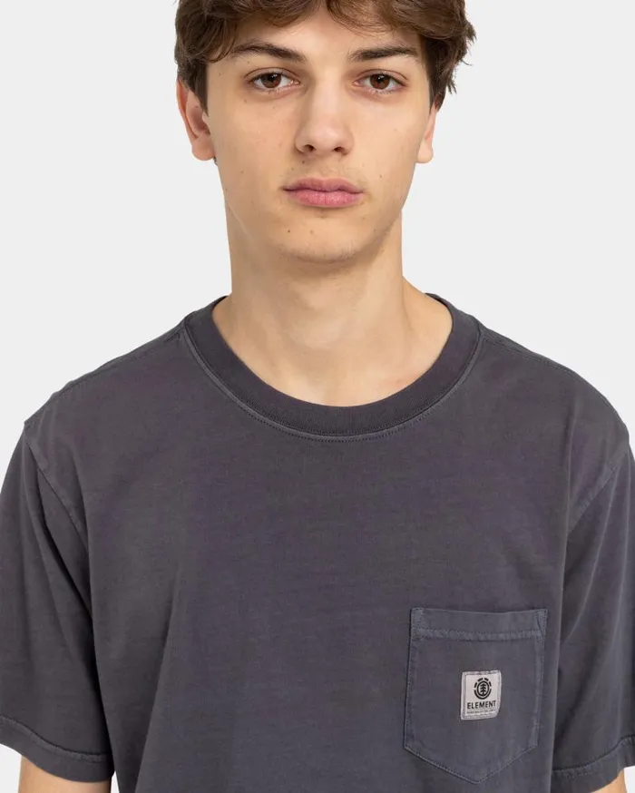 Men Element TShirts Basic Pocket TShirt Off Black Men Element TShirts Basic Pocket TShirt Off Black