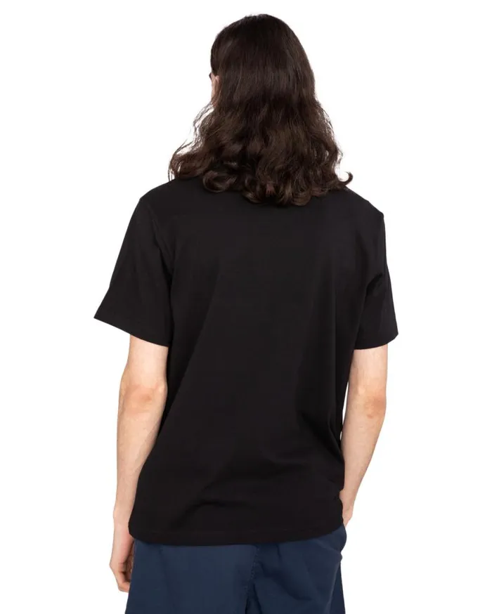 Men Element TShirts Dial Short Sleeve TShirt Flint Black