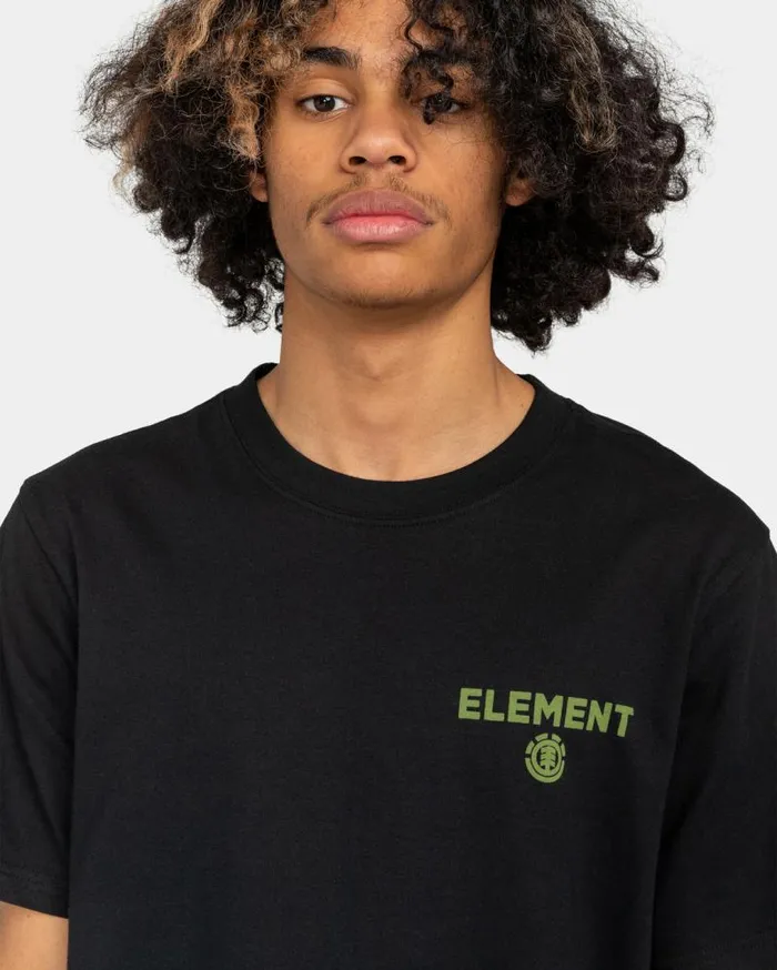 Men Element TShirts Disco TShirt Flint Black