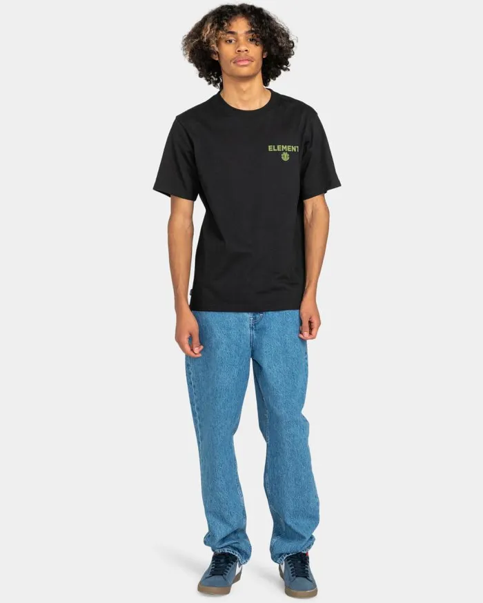 Men Element TShirts Disco TShirt Flint Black