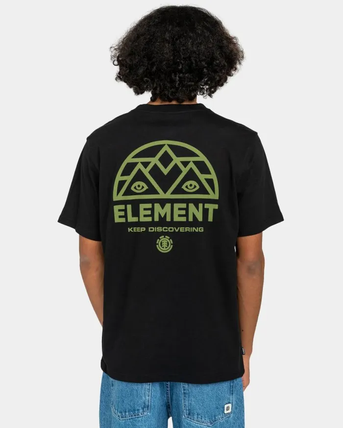 Men Element TShirts Disco TShirt Flint Black