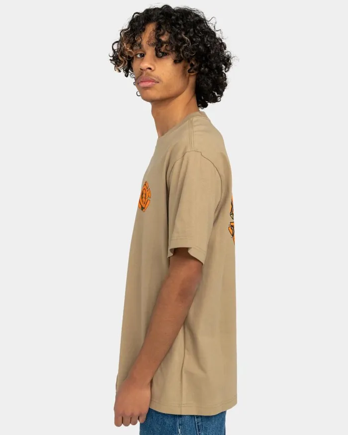 Men Element TShirts Snake TShirt Khaki