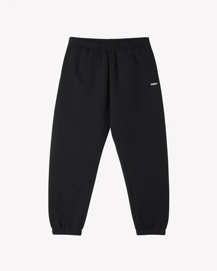 Men EST WORKS BOLD SWEATPANT Ash Grey OBEY Clothing BOTTOMS