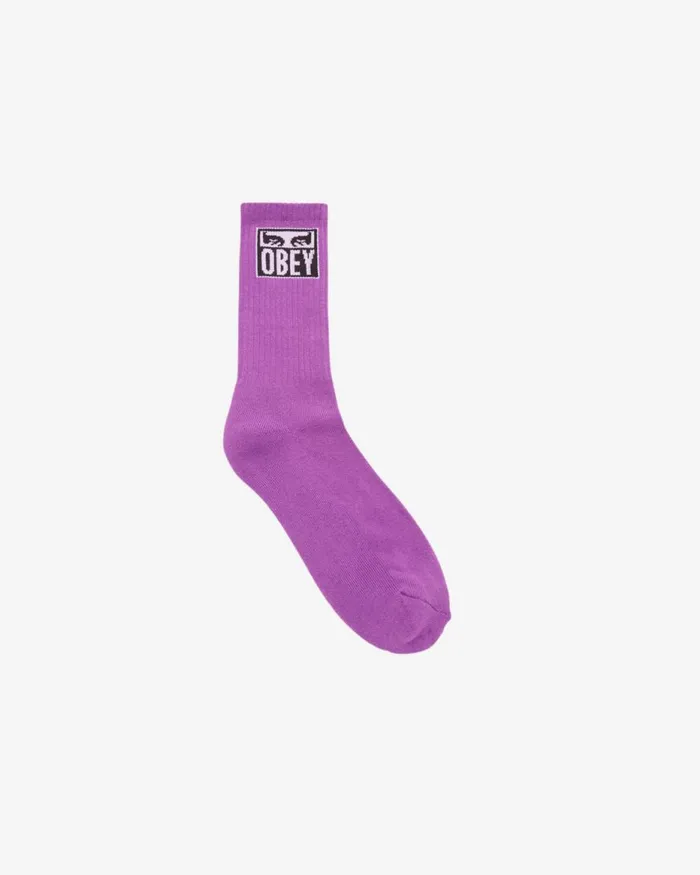 Men EYES ICON SOCKS Black OBEY Clothing ACCESSORIES