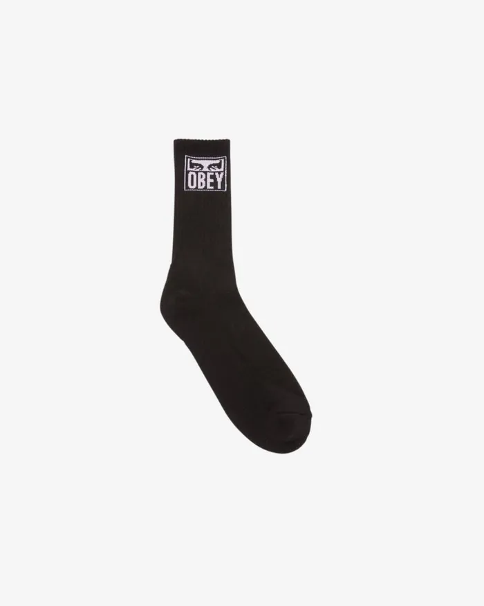Men EYES ICON SOCKS White OBEY Clothing ACCESSORIES