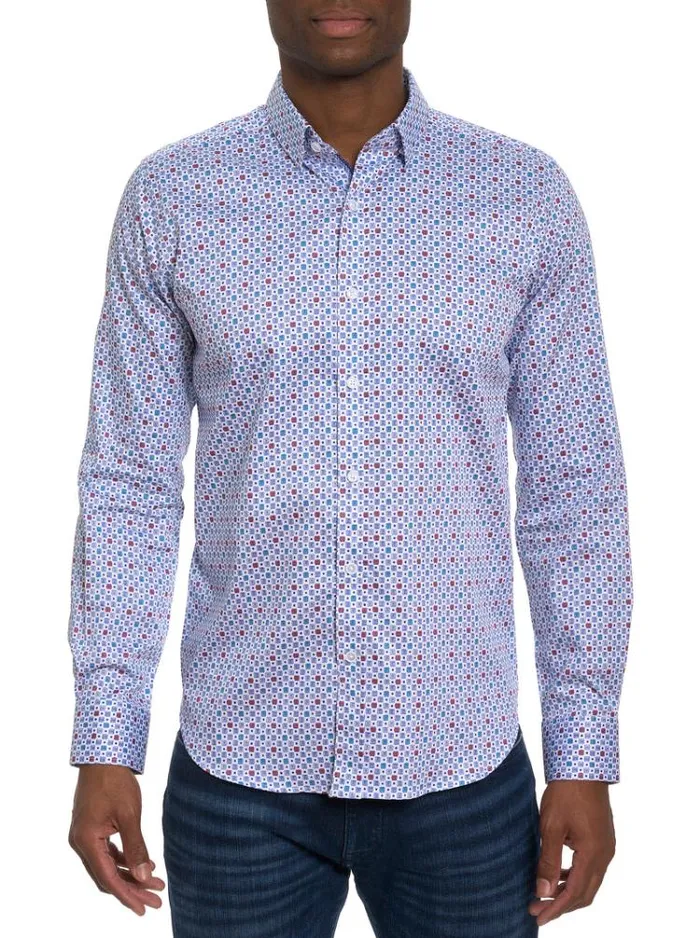 Men FAVRE LONG SLEEVE BUTTON DOWN SHIRT Multi Robert Graham Button Down Shirts