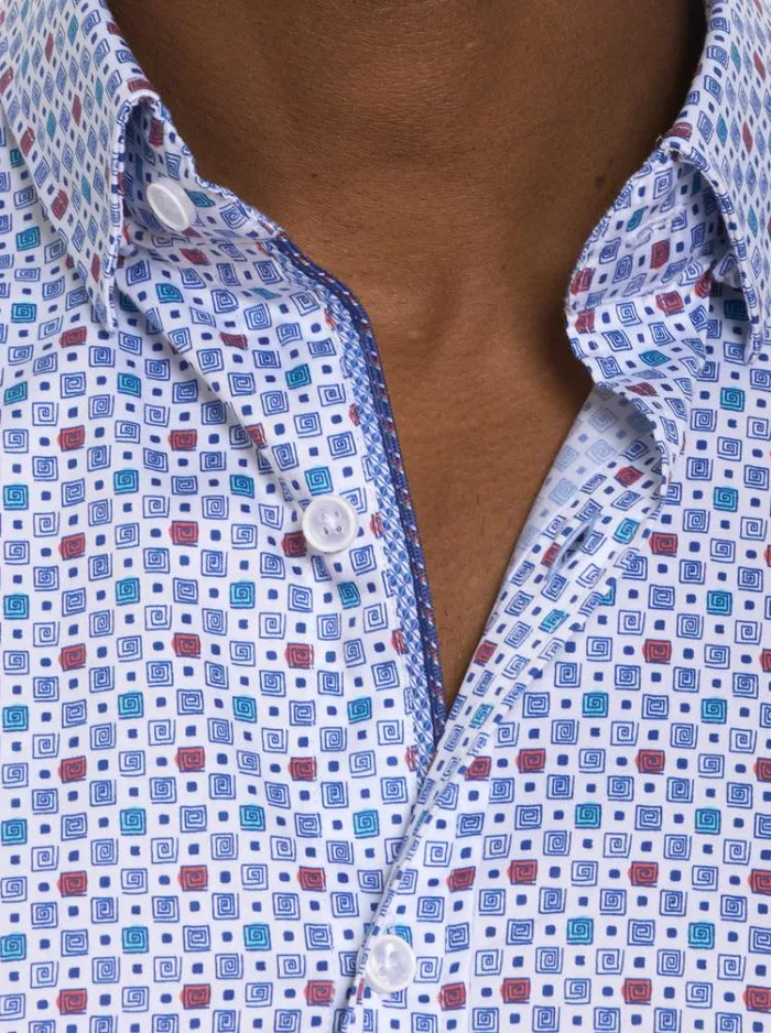 Men FAVRE LONG SLEEVE BUTTON DOWN SHIRT Multi Robert Graham Button Down Shirts