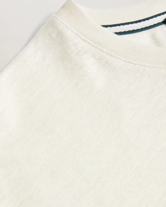 Men FLINLO 8211 Regular Fit Short Sleeve Linen TShirt Stone Ted Baker Tops Men FLINLO 8211 Regular Fit Short Sleeve Linen TShirt Stone Ted Baker Tops