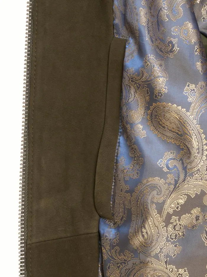 Men GASPER NUBUCK JACKET Forest Robert Graham Outerwear