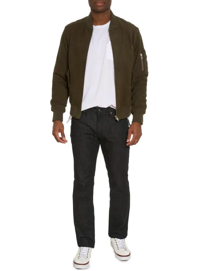 Men GASPER NUBUCK JACKET Forest Robert Graham Outerwear