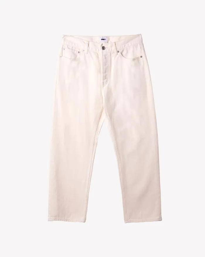 Men HARDWORK DENIM Unbleached OBEY Clothing Denim