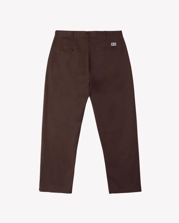 Men HARDWORK WORK PANT Black OBEY Clothing BOTTOMS