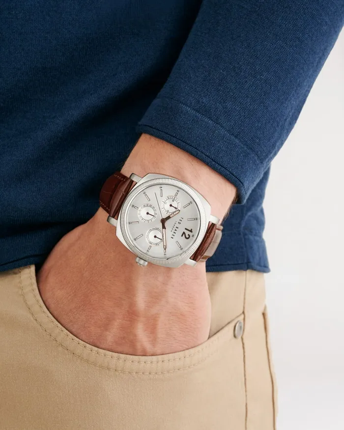 Men HARRYL 8211 Caine Croc Effect Leather Strap Watch Brown Ted Baker Watches and Jewellery Men HARRYL 8211 Caine Croc Effect Leather Strap Watch Brown Ted Baker Watches and Jewellery