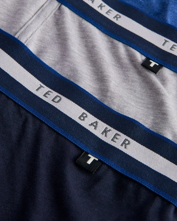 Men HARVV 8211 Three Pack Of Striped Detail Trunks Assorted Ted Baker Underwear Men HARVV 8211 Three Pack Of Striped Detail Trunks Assorted Ted Baker Underwear