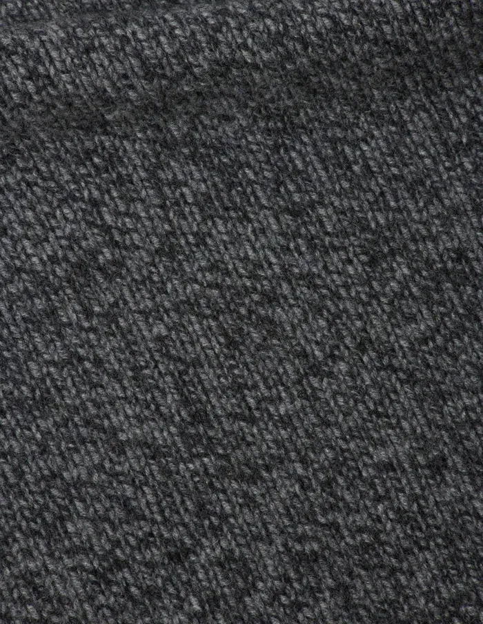 Men Heavy Crew Neck Charcoal Storm Grey Twist Margaret Howell Knitwear