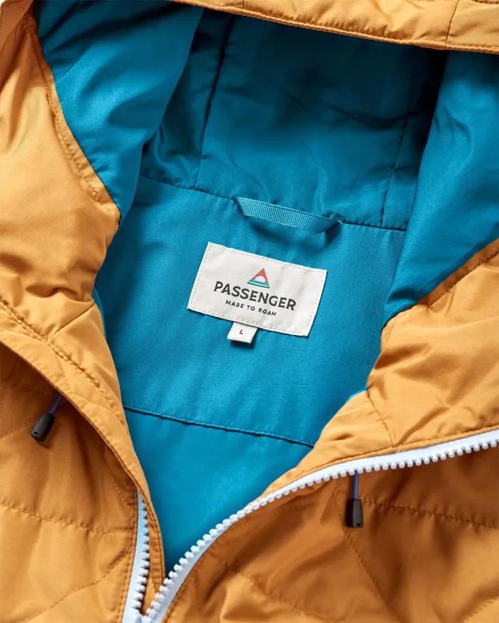 Men Jackets Passenger Base Recycled Thermore Insulated Jacket Dusty Ochre Corsair Blue Dusty Ochre Corsair Blue