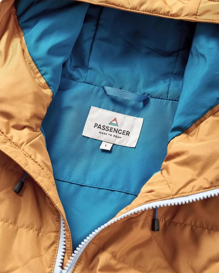 Men Jackets Passenger Base Recycled Thermore Insulated Jacket Dusty Ochre Corsair Blue Dusty Ochre Corsair Blue