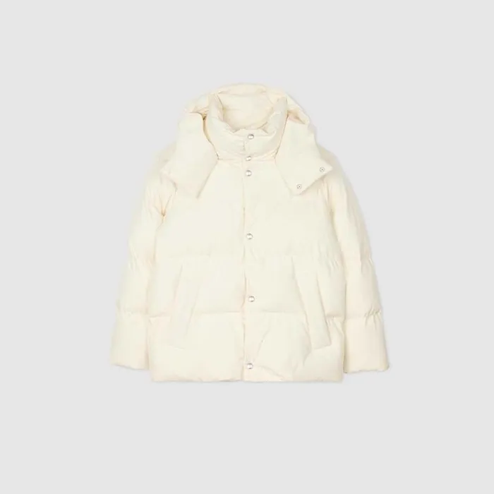 Men Jackets SANDRO Quilted Puffer Jacket Cream
