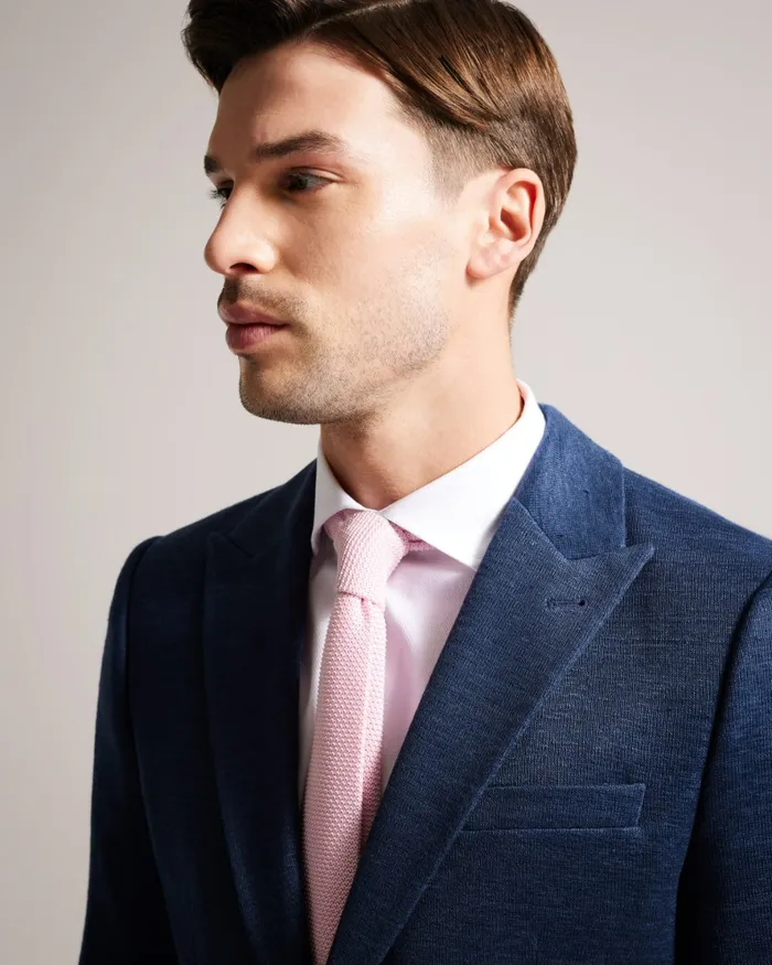 Men KALLINO 8211 Knitted Tie Dusky Pink Ted Baker Ties and Bowties Men KALLINO 8211 Knitted Tie Dusky Pink Ted Baker Ties and Bowties