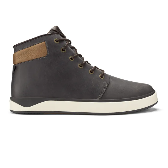 Men Kekaha Mens Waterproof Leather Boots Pavement Off White Olukai Waterproof