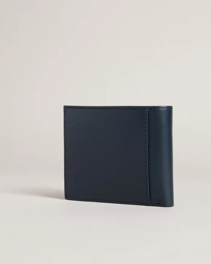 Men KORNING 8211 Leather Bifold Wallet Navy Ted Baker Wallets and Cardholders