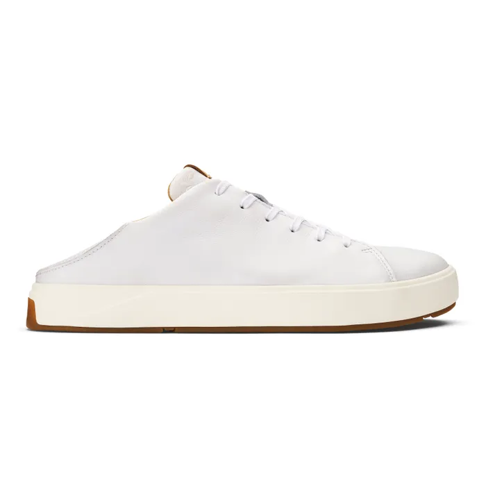 Men Laeahi L Ili Mens Waterproof Leather Sneakers Bright White Olukai Leather Men Laeahi L Ili Mens Waterproof Leather Sneakers Bright White Olukai Leather