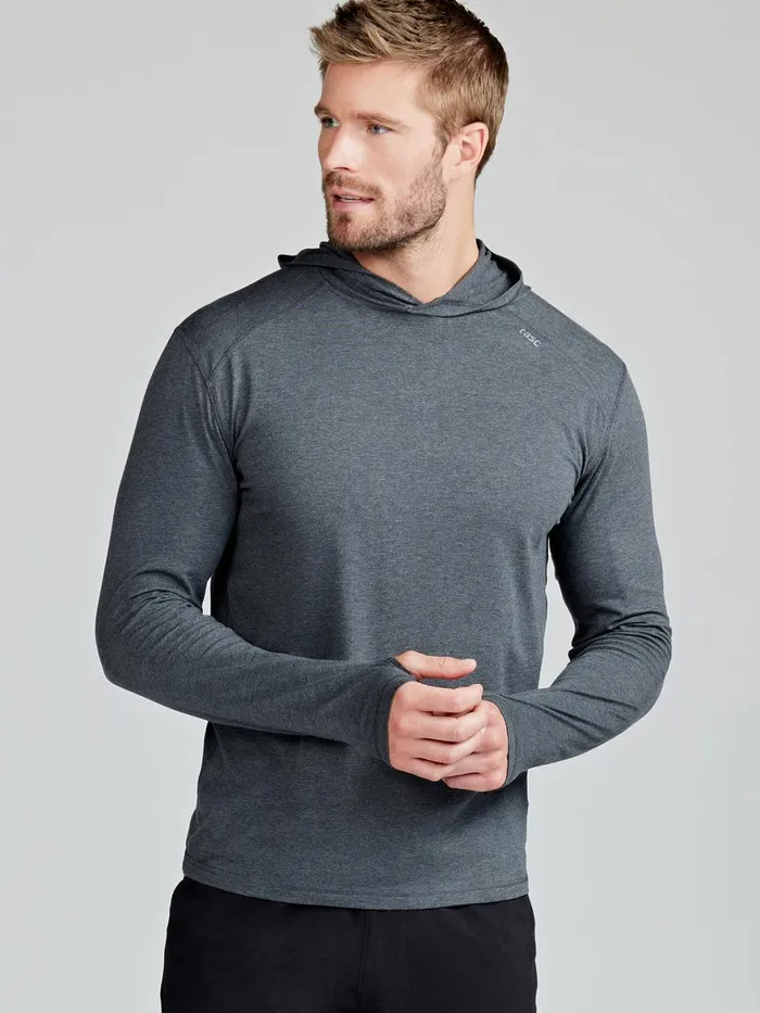 Men Lightweight Hoodie Tasc Performance Long Sleeve TShirts