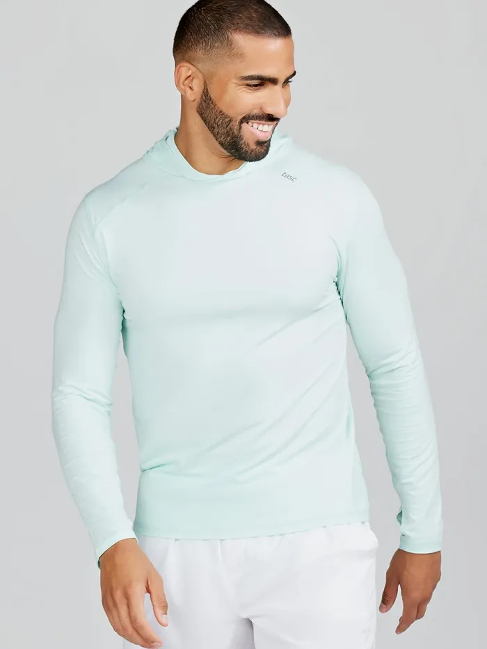Men Lightweight Hoodie Tasc Performance Long Sleeve TShirts