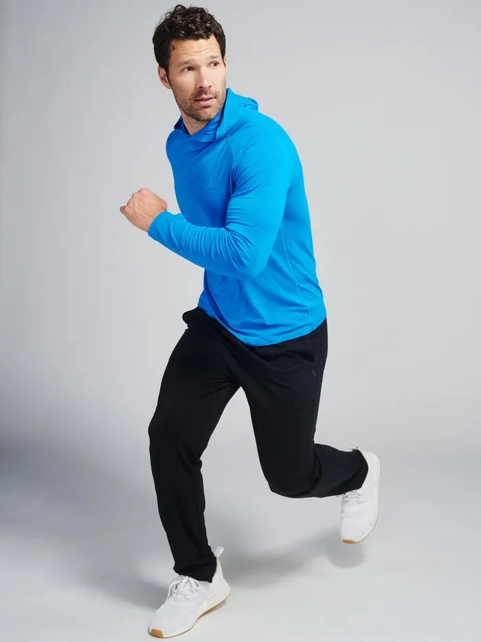 Men Lightweight Hoodie Tasc Performance Long Sleeve TShirts