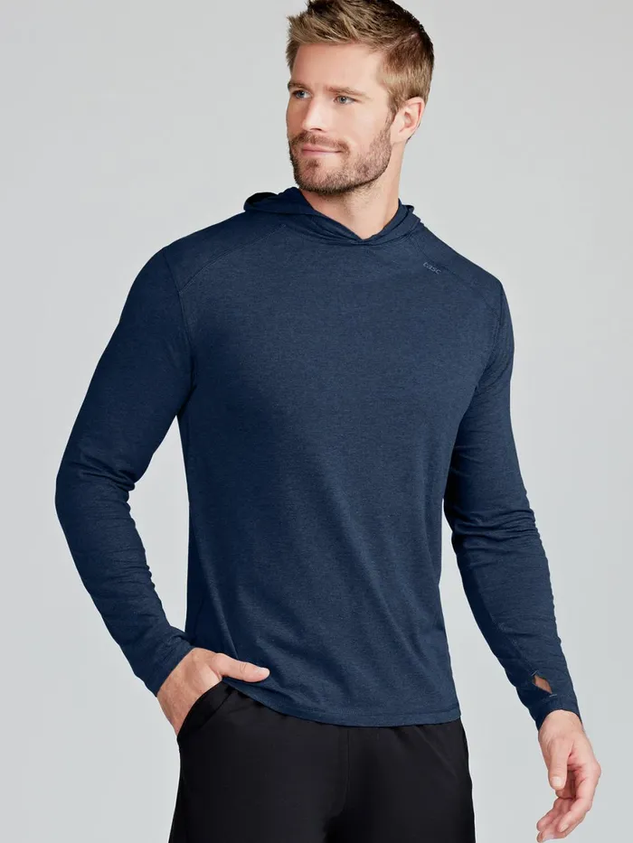 Men Lightweight Hoodie Tasc Performance Long Sleeve TShirts