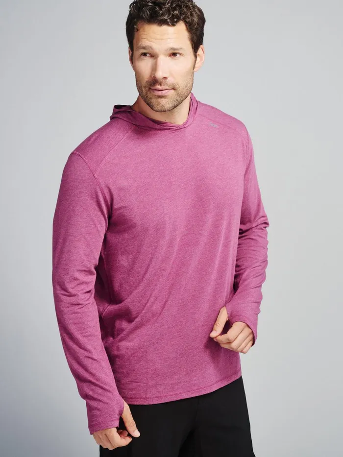 Men Lightweight Hoodie Tasc Performance Long Sleeve TShirts