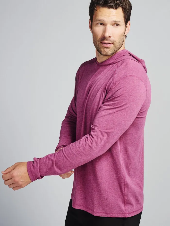 Men Lightweight Hoodie Tasc Performance Long Sleeve TShirts