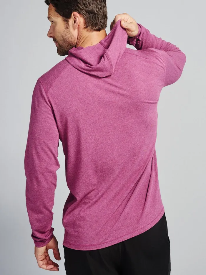 Men Lightweight Hoodie Tasc Performance Long Sleeve TShirts