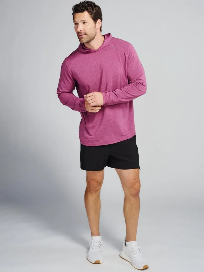 Men Lightweight Hoodie Tasc Performance Long Sleeve TShirts