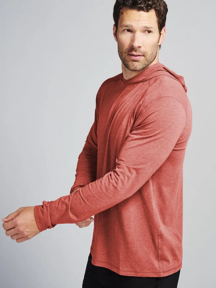 Men Lightweight Hoodie Tasc Performance Long Sleeve TShirts