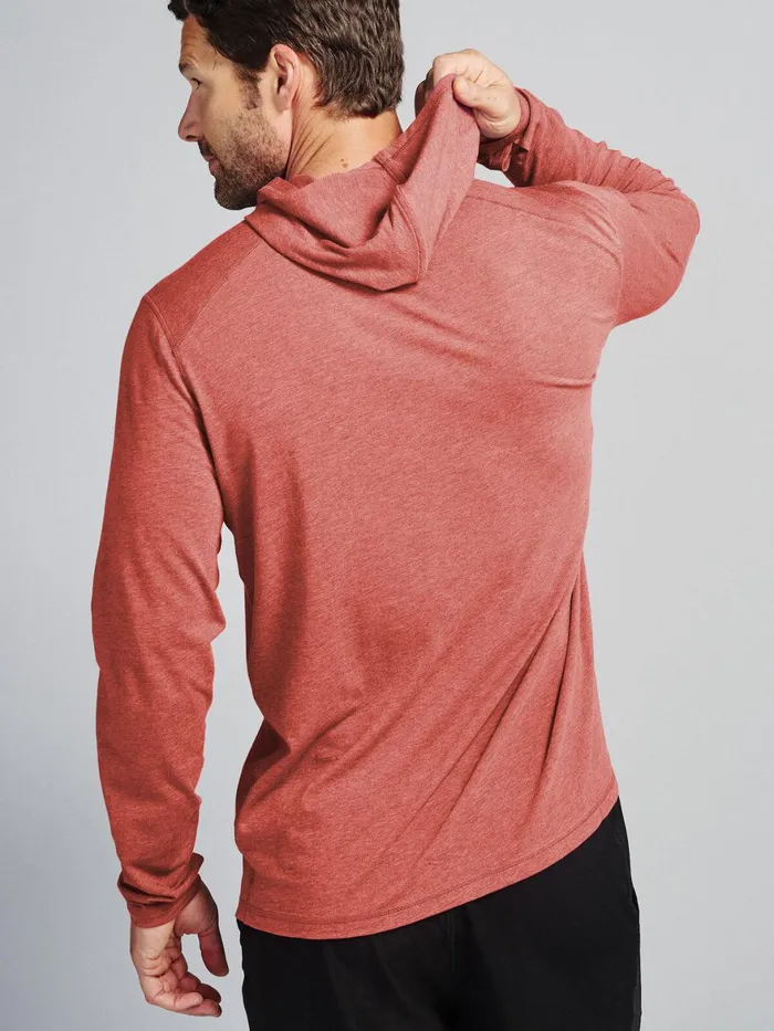 Men Lightweight Hoodie Tasc Performance Long Sleeve TShirts