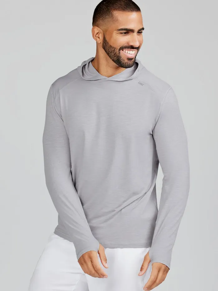 Men Lightweight Hoodie Tasc Performance Long Sleeve TShirts