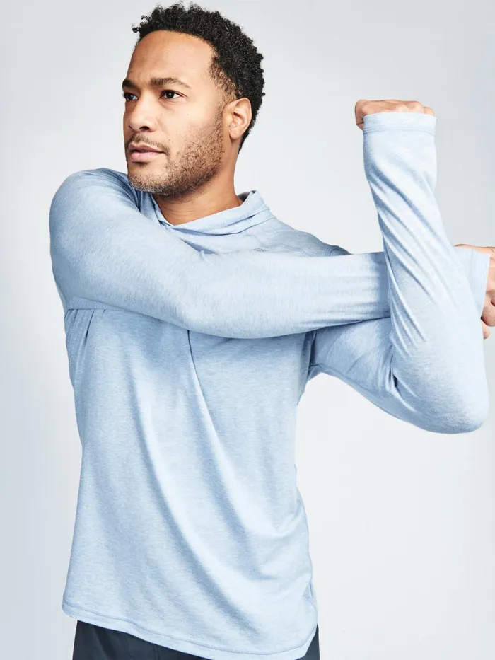 Men Lightweight Hoodie Tasc Performance Long Sleeve TShirts
