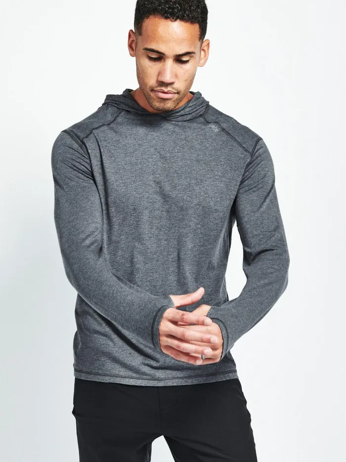 Men Lightweight Hoodie Tasc Performance Long Sleeve TShirts
