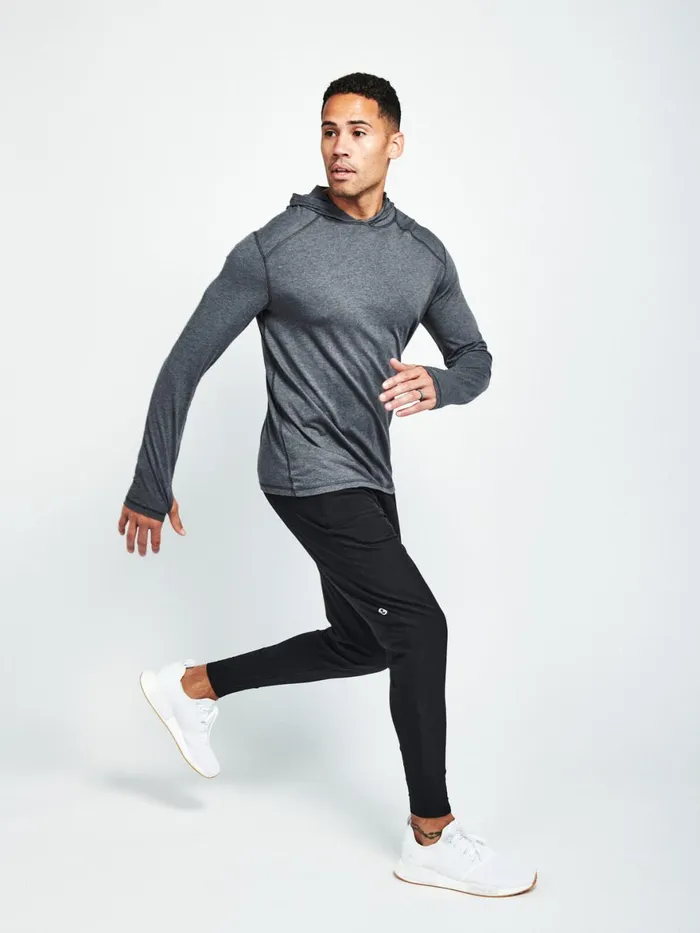 Men Lightweight Hoodie Tasc Performance Long Sleeve TShirts