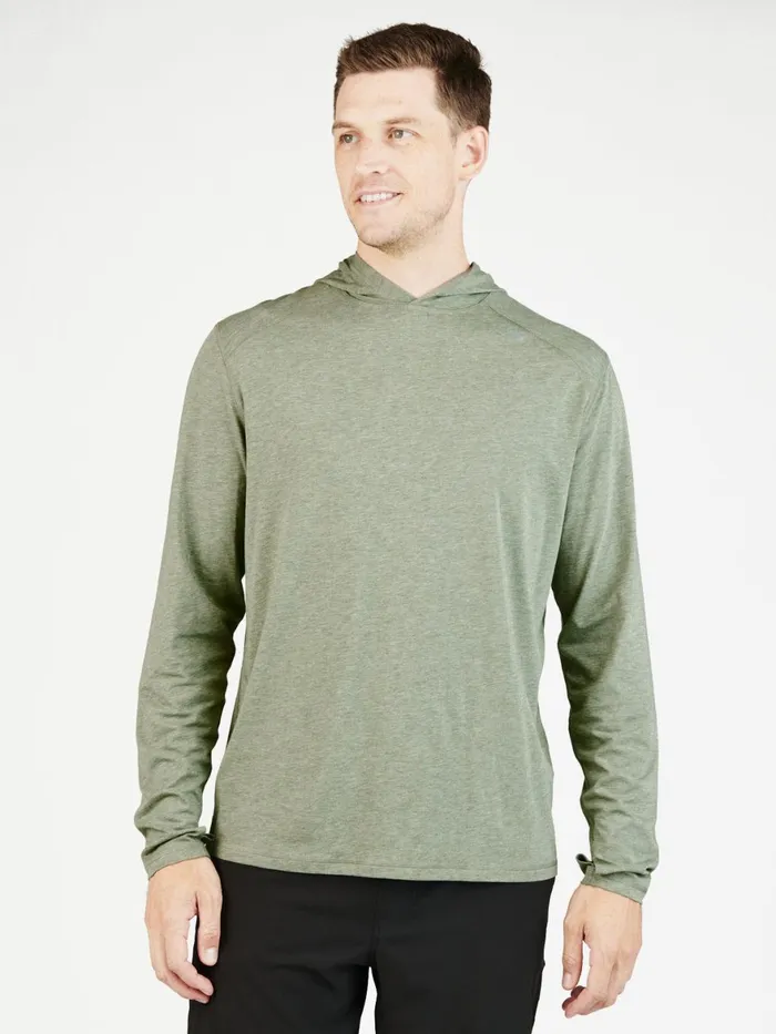 Men Lightweight Hoodie Tasc Performance Long Sleeve TShirts