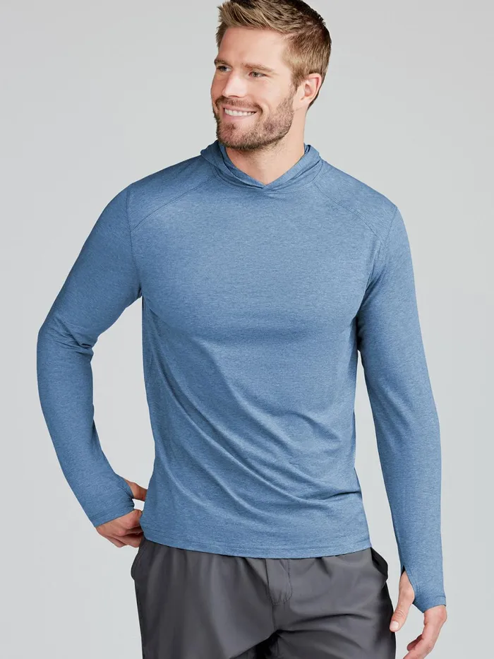 Men Lightweight Hoodie Tasc Performance Long Sleeve TShirts