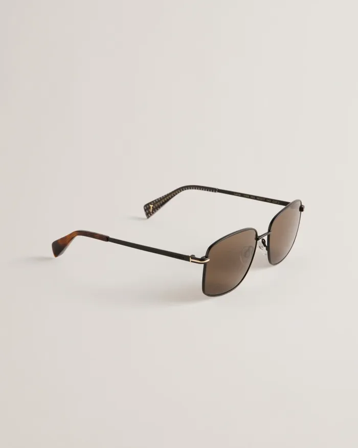 Men MATTIIE 8211 Rectangle Stainless Steel Frame Sunglasses Black Ted Baker Sunglasses Men MATTIIE 8211 Rectangle Stainless Steel Frame Sunglasses Black Ted Baker Sunglasses