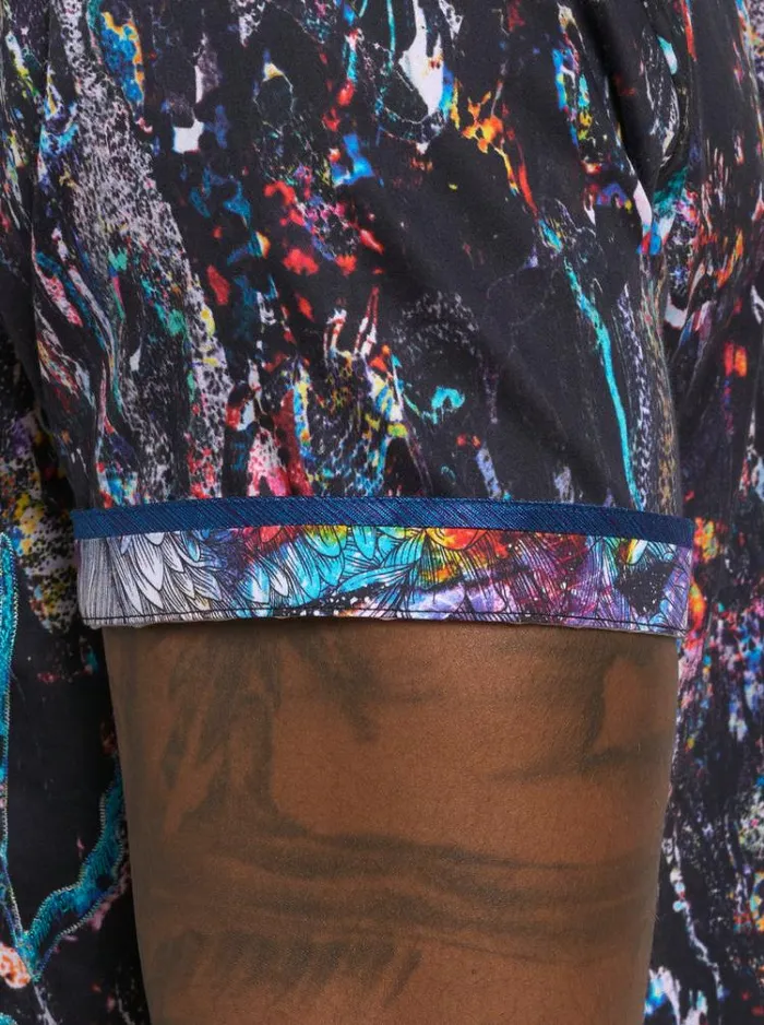 Men MESOSPHERE SHORT SLEEVE BUTTON DOWN SHIRT Multi Robert Graham Button Down Shirts