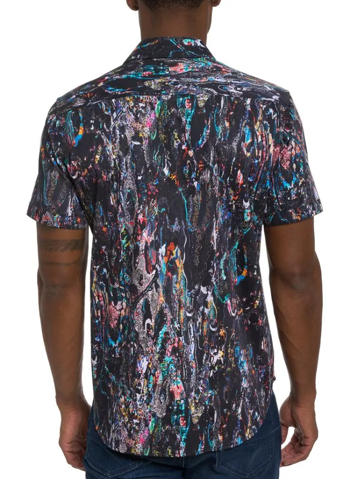 Men MESOSPHERE SHORT SLEEVE BUTTON DOWN SHIRT Multi Robert Graham Button Down Shirts