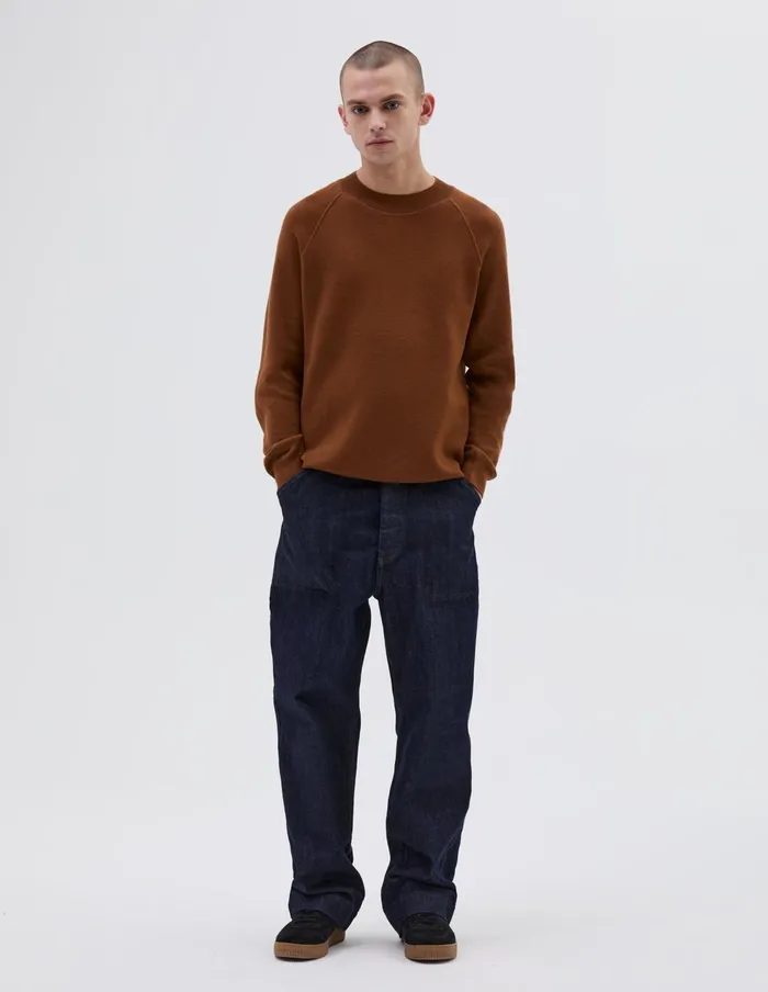 Men Mhl Carpenters Jean Indigo Margaret Howell Trousers