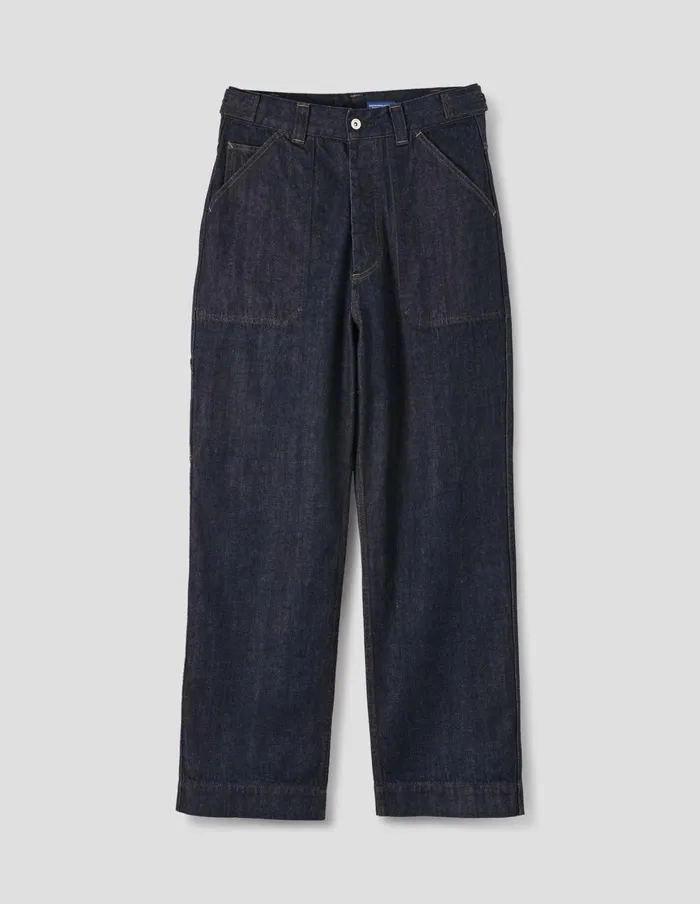 Men Mhl Carpenters Jean Indigo Margaret Howell Trousers