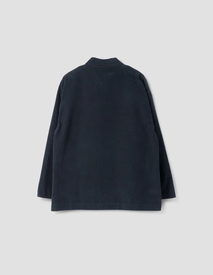 Men Mhl Long Overshirt Black Margaret Howell Shirts