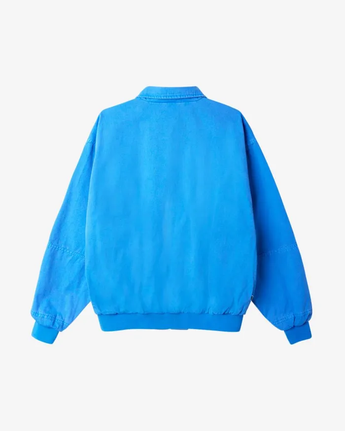 Men MONTREAL BOMBER French Blue OBEY Clothing JACKETS