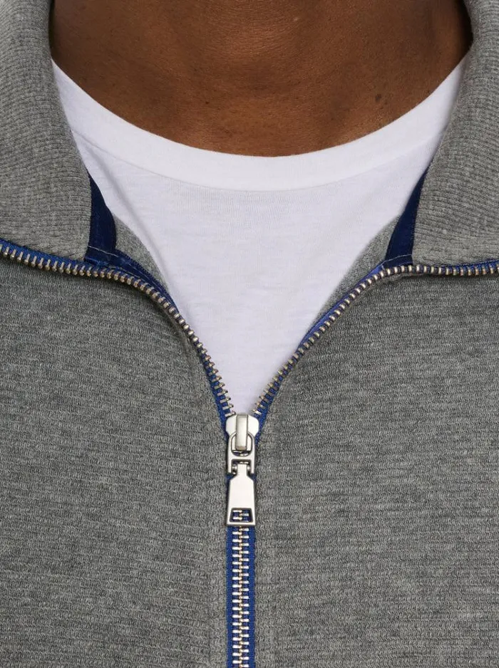 Men MOSER LONG SLEEVE KNIT TOP Blue Robert Graham Sweaters and Knits